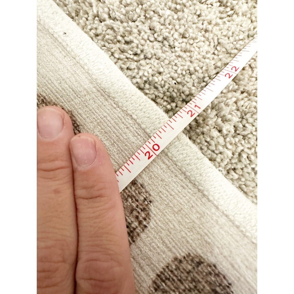 Ruggable x Jonathan Adler Machine Washable‎ Runner Rug Inkdrop Camel & Ivory - Picture 5 of 6
